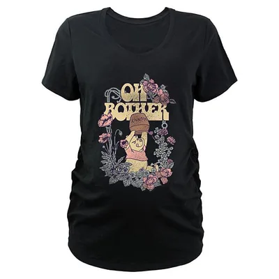 Kohl's Disney's Winnie The Pooh Oh Bother Honey Pot Flower Frame Maternity Graphic Tee