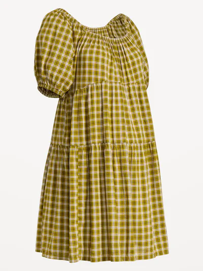 Old Navy Maternity Short-Sleeve Swing Mini Dress