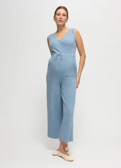 Ingrid & Isabel The Wide Leg Sweater Maternity and Nursing Jumpsuit