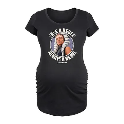 Kohl's Maternity Star Wars Ahsoka Once A Rebel Always A Rebel Graphic Tee
