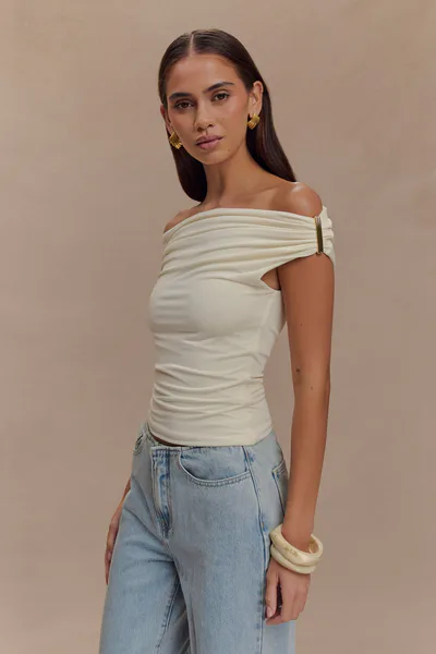 MESHKI Kinsley Slinky Top With Hardware