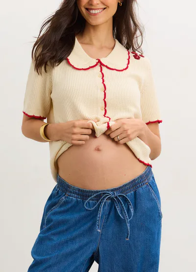 HATCH The Crochet Scallop Cardigan