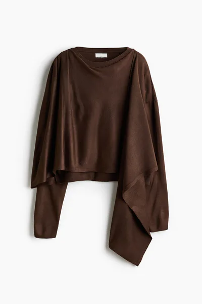 H&M MAMA Scarf-Detail Nursing Sweater
