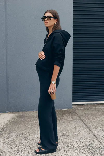 Legoe Heritage Oslo Crop Hoodie (Black) - FINAL SALE