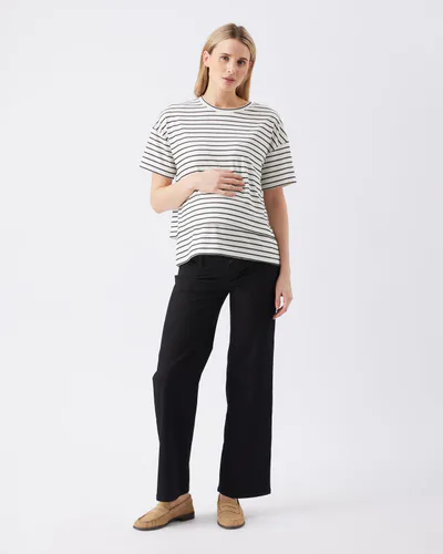 Ripe Maternity Miller Over Bump Jean Black