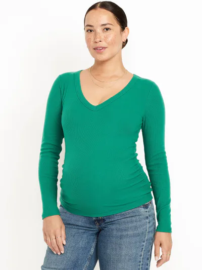 Old Navy Maternity Cozy Snug V-Neck T-Shirt