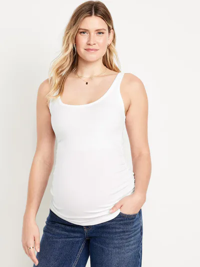 Old Navy Maternity Scoop-Neck Ribbed Tank Top