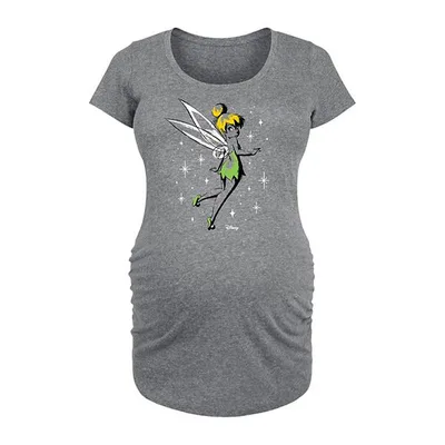 Kohl's Disney's Tinker Bell Maternity Sketch Sparkles Graphic Tee