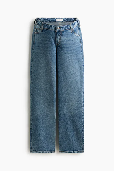H&M MAMA Straight Low Waist Jeans