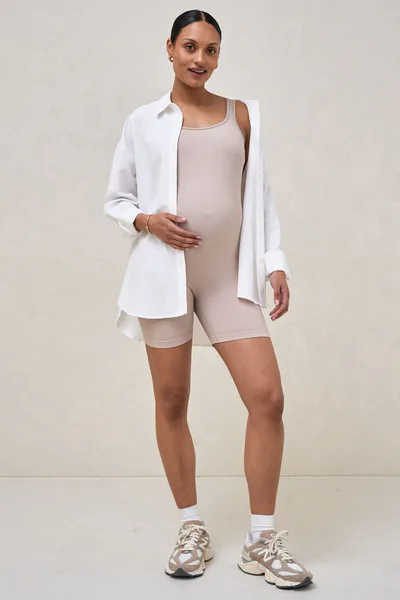 Bae the Label The Movement Romper - Taupe*