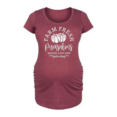 Kohl's Maternity Farm Fresh Pumpkins Graphic Tee
