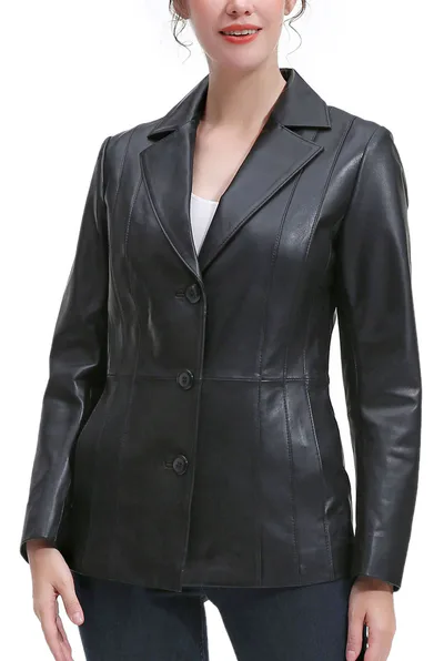 Kimi + Kai Kimi + Kai Women's "Madeline" Leather Blazer