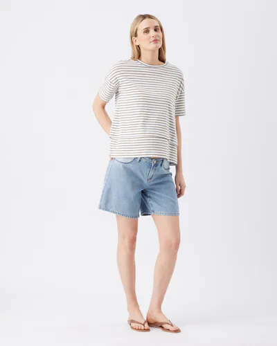 Ripe Maternity Dion Denim Short True Fade