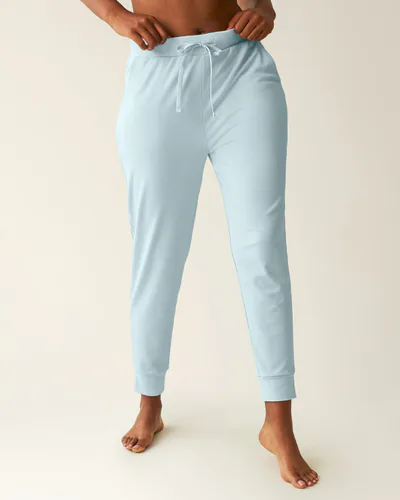 Kindred Bravely Brushed Bamboo Maternity & Postpartum Jogger | Powder Blue