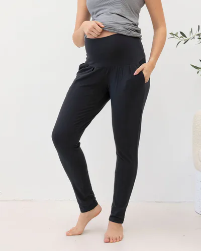 Angel Maternity Maternity Comfort Lounge Pants in Black
