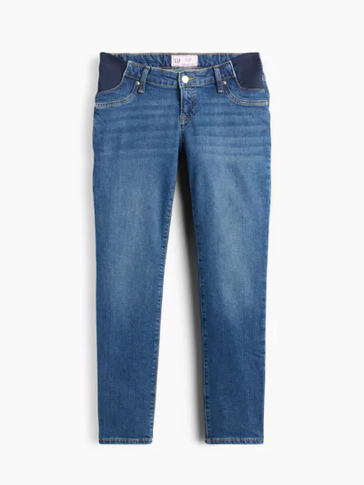 Gap Maternity Inset Panel Vintage Slim Jeans