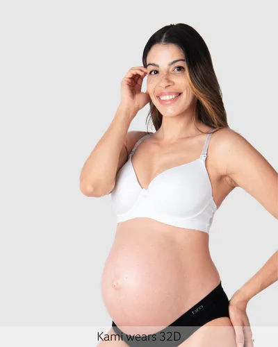 Hotmilk Lingerie Forever Yours White Contour Nursing Bra - Flexi Underwire