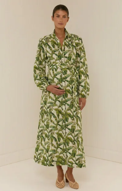 For The Creators Noddy Maternity Dress in Riviera Print
