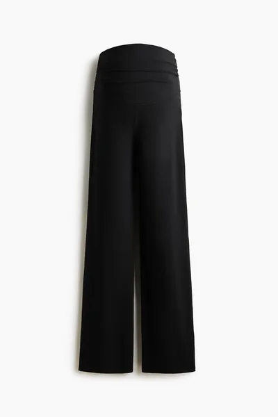 H&M MAMA Wide-Leg Sports Pants