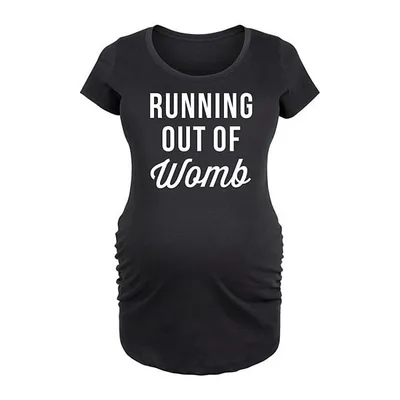 Kohl's Maternity Running Out Of Womb Graphic Tee