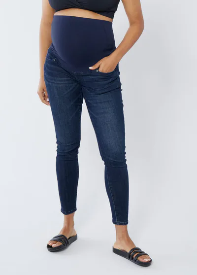 Ingrid & Isabel Maternity Skinny Jeans Ft. Crossover Panel®