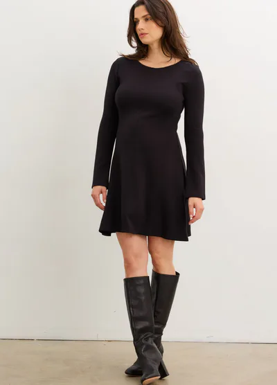 HATCH The Seamed Stretch Desk-To-Dinner Dress