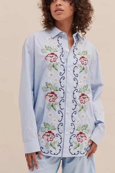 For The Creators Lounge Shirt - Dorothea Cross Stitch