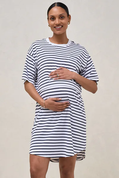 Bae the Label Night Life Nursing Tee Dress
