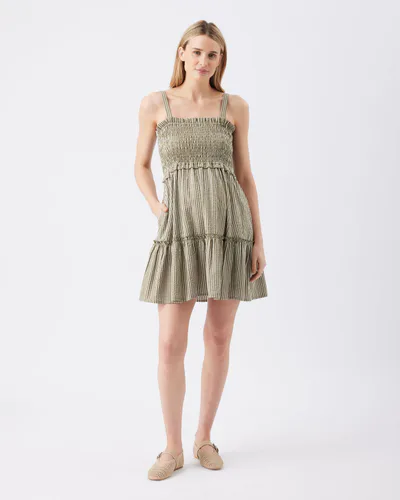 Ingrid & Isabel Ripe Maternity Gabby Tiered Mini Dress