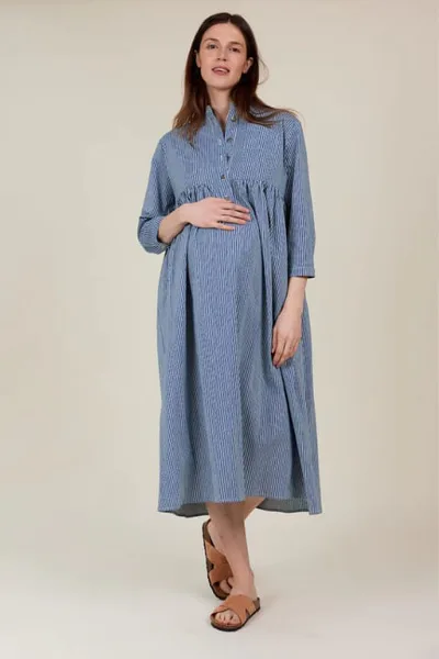 For The Creators Thea Dress - Denim Stripe
