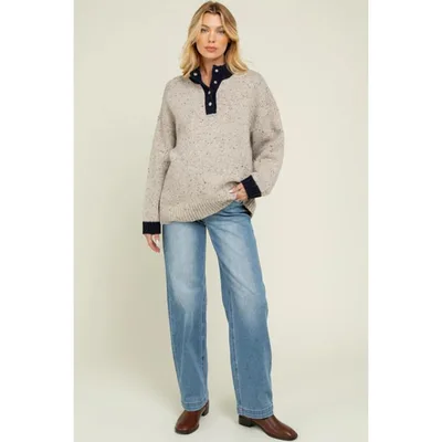 Target Pinkblush Blue Medium Wash Baggy Straight Leg Maternity Jeans 26