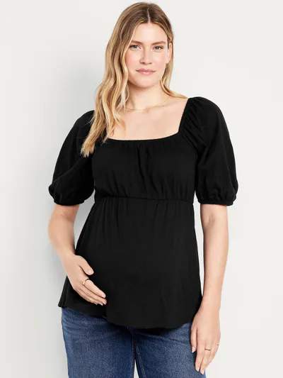 Old Navy Maternity Puff Sleeve Top