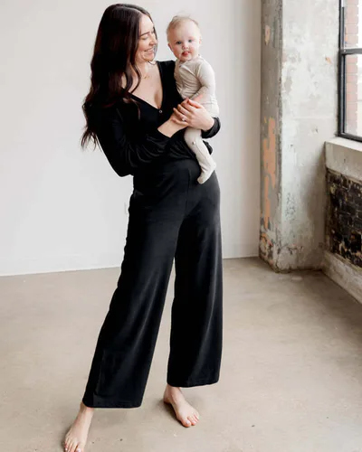 Milk & Baby Nursing & Maternity Everywhere Long-Sleeve Wrap Blouse