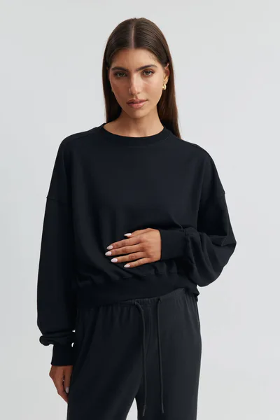 Legoe Heritage Soft Waffle Crop Sweater
