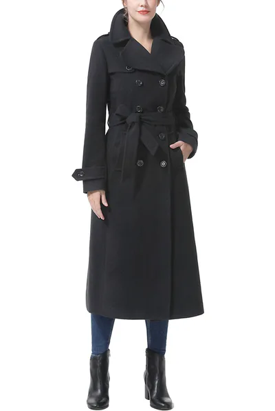 Kimi + Kai Kimi + Kai Women's "Charlotte" Long Wool Blend Coat