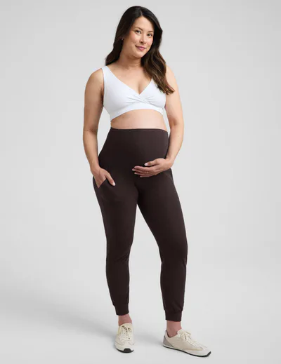 Beyond Yoga Spacedye™ Beyond the Bump Maternity Midi Jogger