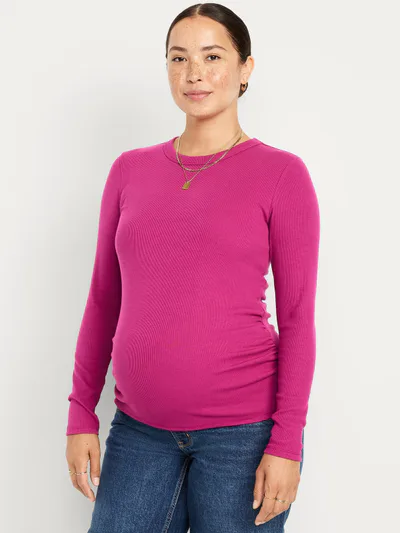 Old Navy Maternity Snug Crew-Neck T-Shirt